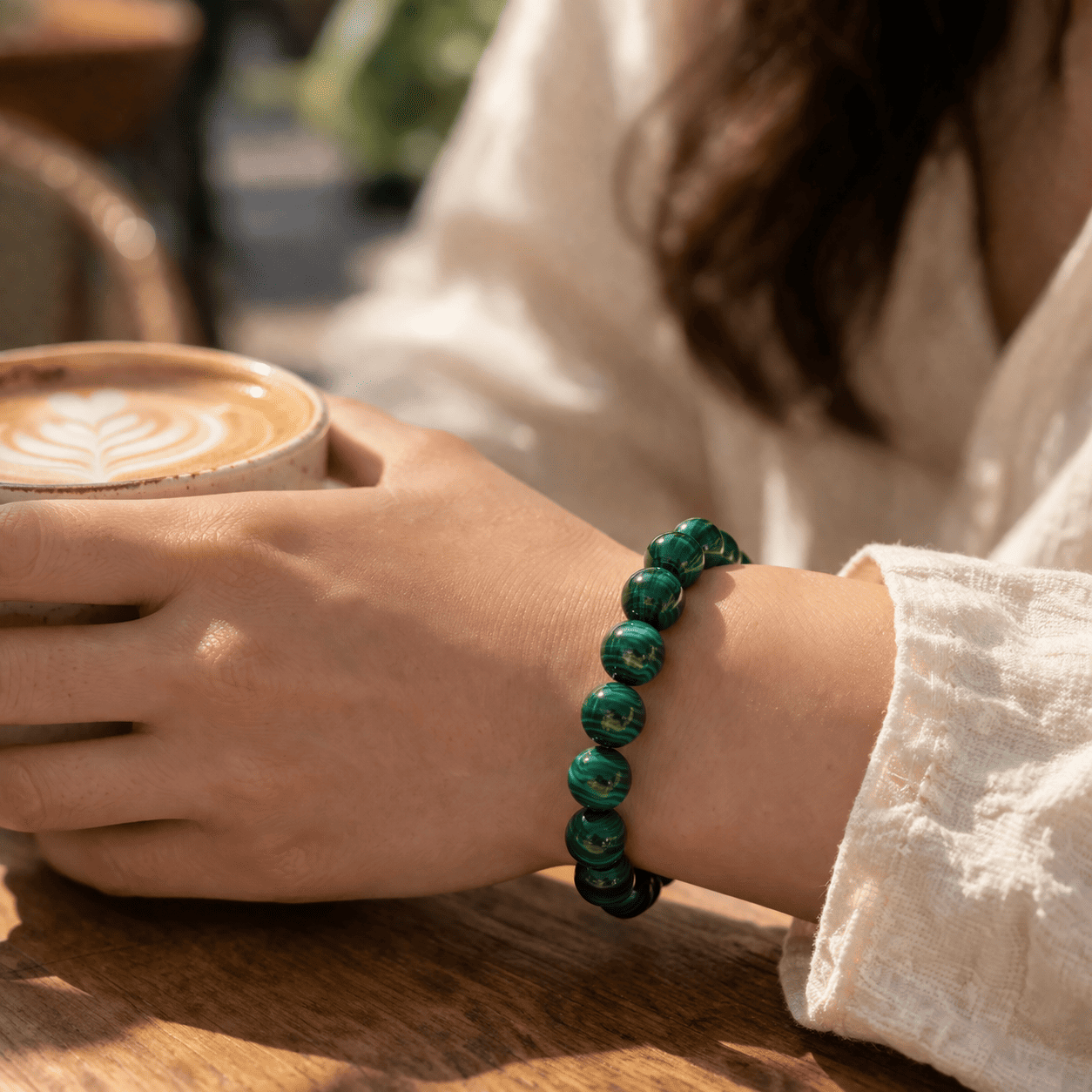 Customer malachite bracelet photo